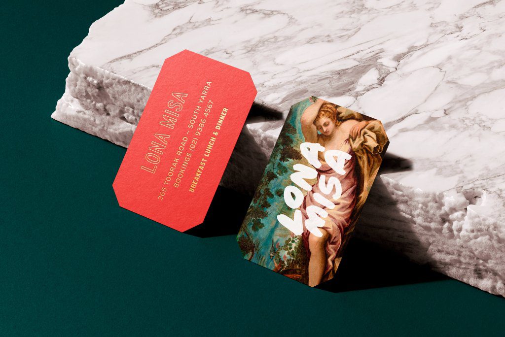 BLOG POST - Ovolo Hotels, South Yarra, Lona Misa Restaurant Business Cards